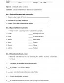 Prueba de lectura complementaria “Ejercicio de supervivencia”