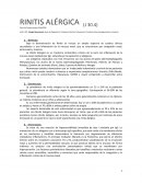 Rinitis Alérgica