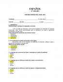 ESPAÑOL 6° GRADO
