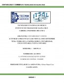 TEORIA DE LA PARTIDA DOBLE: CONTABILIDAD, CICLO CONTABLE, CUENTA CONTABLE