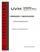LIDERAZGO Y NEGOCIACION