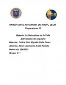 La naturaleza de la vida. Actividades de requisito