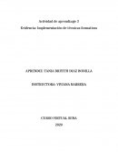 Evidencia: Implementación de técnicas formativas