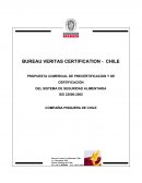 CERTIFICACIÓN DEL SISTEMA DE SEGURIDAD ALIMENTARIA ISO 22000:2005