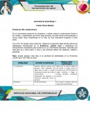 Evidencia: Mis compromisos