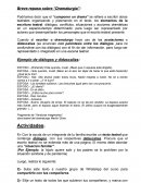 Breve repaso sobre dramaturgia