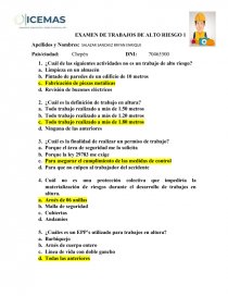 Trabajos de alto riesgo. Página 1