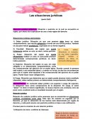 LAS SITUACIONES JURÍDICAS