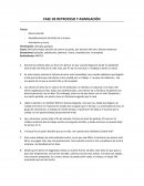 FASE DE RETROCESO Y ASIMILACIÓN