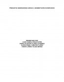 PREGUNTAS GENERADORAS UNIDAD 2: SEGMENTACIÓN DE MERCADOS