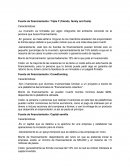 Fuentes de financiamiento