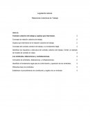 Relaciones colectivas de trabajo