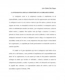 LA INTELIGENCIA SOCIAL COMO ÉXITO EN LAS ORGANIZACIONES