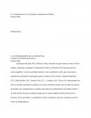 La Conformación De Las Distintas Constituciones Políticas