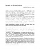 La mejor versión de ti mismo