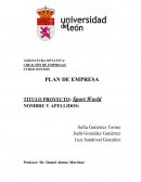 PROYECTO: Sport World