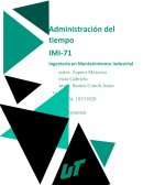 Administracion del tiempo