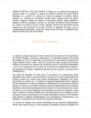 La carta de Jamaica escrita por Simón Bolíva
