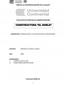 ESTRUCTURA DE LA EMPRESA EL ROBLE
