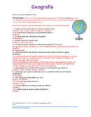Cuestionario de geografía