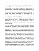 La lengua escrita y su vinculación con la vida cotidiana de los adultos