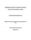 Análisis de “Primero Sueño” de Sor Juana Inés de la Cruz
