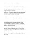 RESUMEN RELACIONES SOCIALES ENTRE INDIGENAS Y ESPAÑOLES