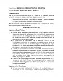 TALLER No. 2. DERECHO ADMINISTRATIVO GENERAL