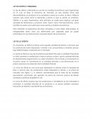 LEY DE OFERTA Y DEMANDA