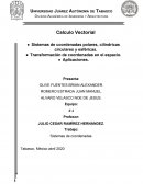 Trabajo: Sistemas de coordenadas