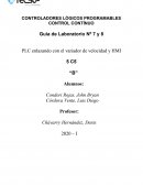 Guía de Laboratorio Nº 7 y 8 PLC enlazando con el variador de velocidad y HMI