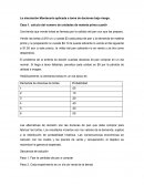 La simulación Montecarlo aplicada a toma de daciones bajo riesgo