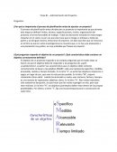 Administración de proyectos ¿Por qué es importante el proceso de planificación antes de ejecutar un proyecto?