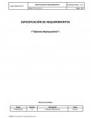 ESPECIFICACIÓN DE REQUERIMIENTOS