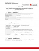 Guía de ejercicios: Identificación de Objetos y Clases en problemas básicos