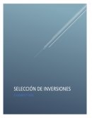 VALORACION DE INVERSION
