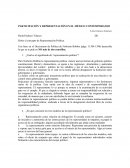 PARTICIPACIÓN Y REPRESENTACIÓN EN EL MÉXICO CONTEMPORANEO