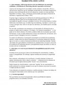 ¿Qué analogías y diferencias detectas entre las definiciones de marketing estudiadas y la definición de Marketing educativo aportada en la lectura?