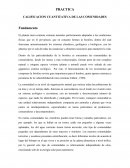 CALIFICACION CUANTITATIVA DE LAS COMUNIDADES