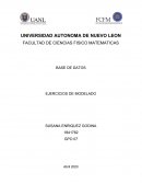 BASE DE DATOS . EJERCICIOS DE MODELADO