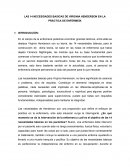 LAS 14 NECESIDADES BASICAS DE VIRGINIA HENDERSON EN LA PRÁCTICA DE ENFERMEÍA