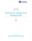 GESTION DEL CAMBIO EN LA ORGANIZACIÓN