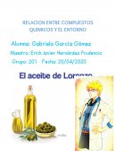 RELACION ENTRE COMPUESTOS QUIMICOS Y EL ENTORNO