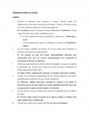 Administración en acción. Análisis