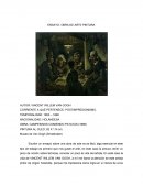 OBRA DE ARTE PINTURA. CAMPESINOS COMIENDO PATATAS (1885)