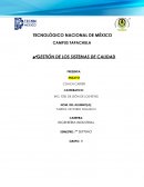 GESTIÓN DE LOS SISTEMAS DE CALIDAD. COACH CARTER