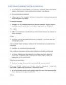 Cuestionario Administración de empresas