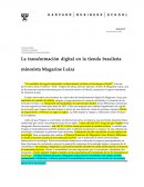 La transformación digital en la tienda brasileña minorista Magazine Luiza