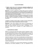 TALLER DE PROTEÍNAS