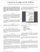 Creación de un código en CNC TORNO